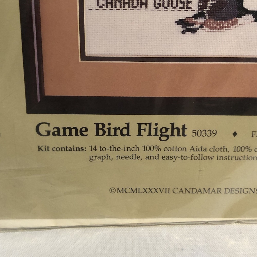 Something Special COUNTED CROSS STITCH KIT GAME BIRD FLIGHT SIZE 14" X 18" 50339 - Picture 3 of 5